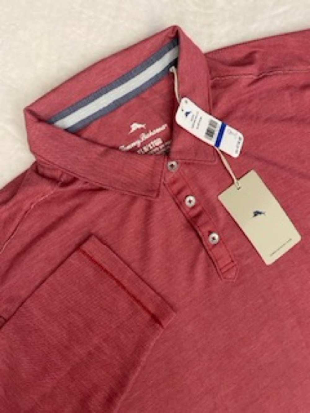 Tommy Bahama Coasta Vera Polo Shirt Deep Havan $118 - Picture 8 of 8